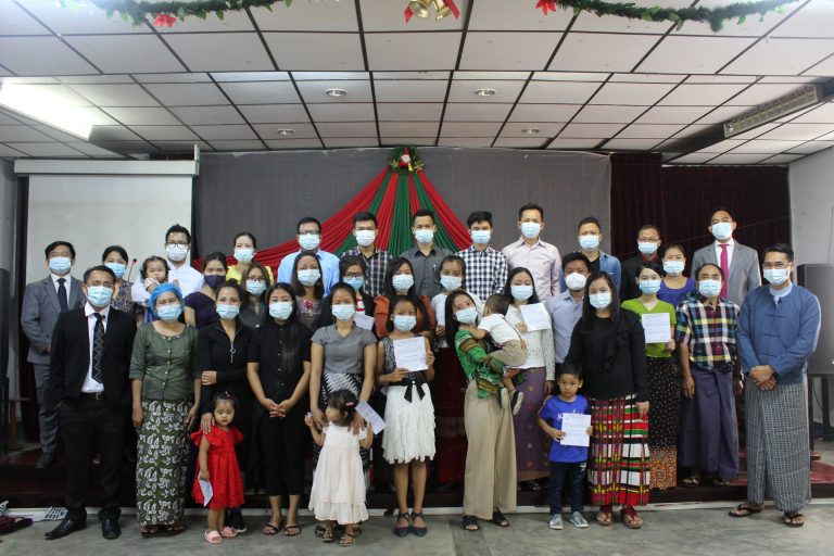Bethany IPC Insein Baptismal and New Member Accepting Service